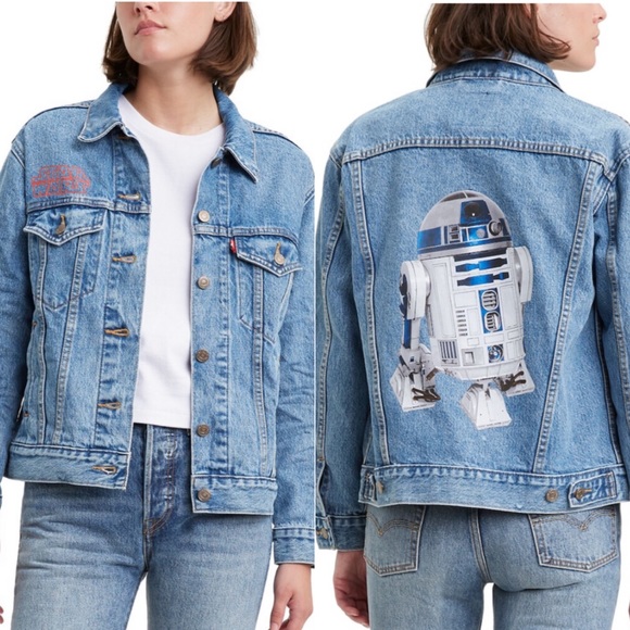 Levi’s Star Wars Jean Jacket • Levi's R2-D2 Jacket - Picture 3 of 8